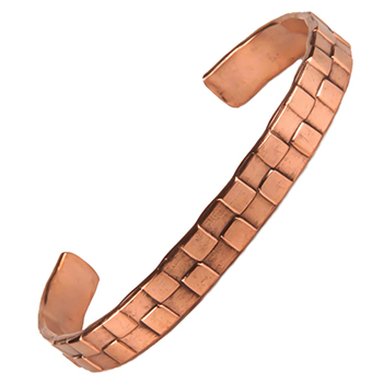 Copper Geometric - Copper Bracelet - No Magnets